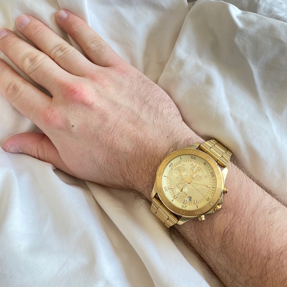 Gold Micheal Kors Watch